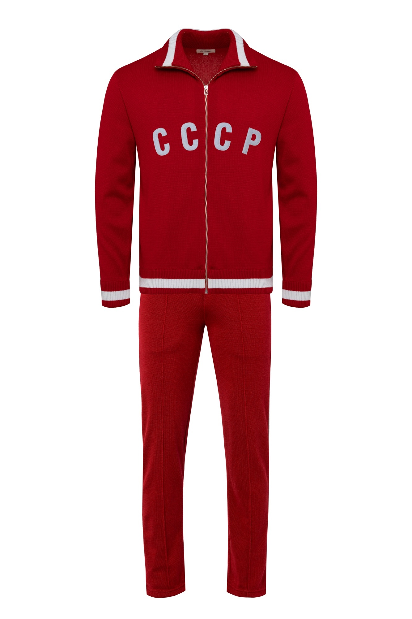 Спортивный костюм СССР из шерсти (красный) - ОЛОВО интернет-магазин бренда