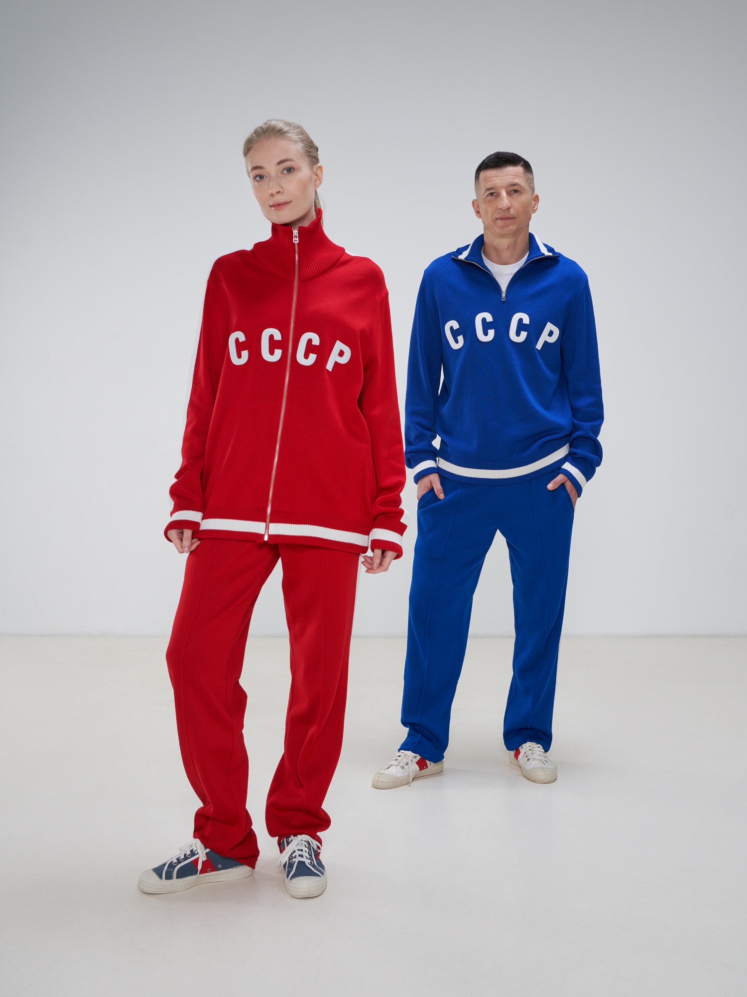 Олимпийка СССР из шерсти (красный) - ОЛОВО интернет-магазин бренда