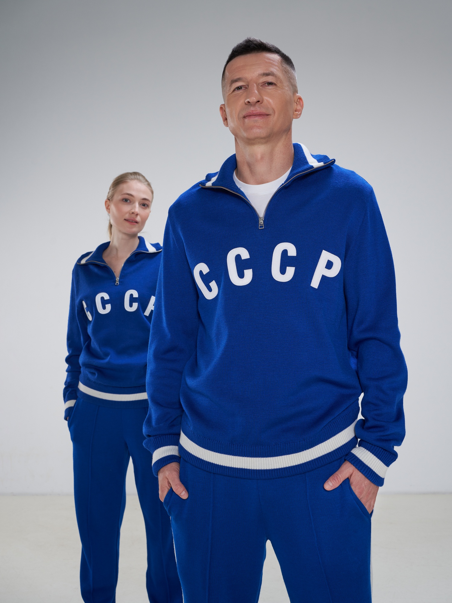 Спортивный костюм СССР (синий) - ОЛОВО интернет-магазин бренда