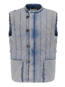 Nylon waistcoat blue (23S295-1245)