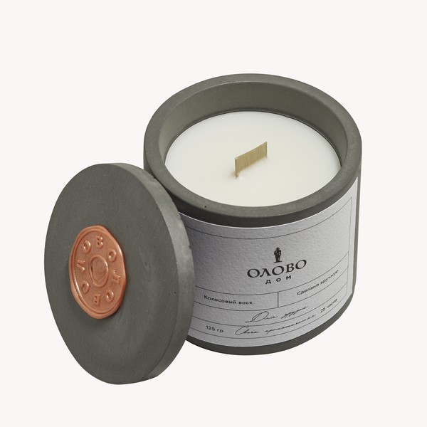 Свеча ароматическая ОЛОВО, 25 ч.