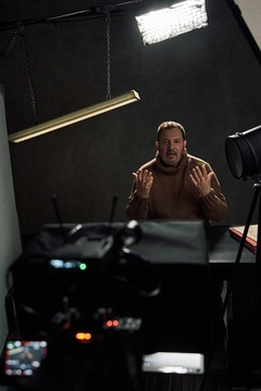 Свитер Хемингуэя ЧТИВО x ОЛОВО коричневый (24W797-0812)