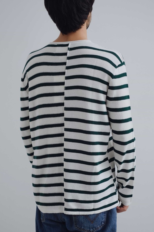 Вязаный лонгслив-тельняшка