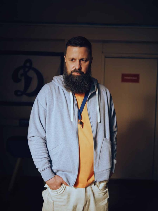 Худи голубой ОЛОВО х ДИНАМО х Nigel Cabourn  770
