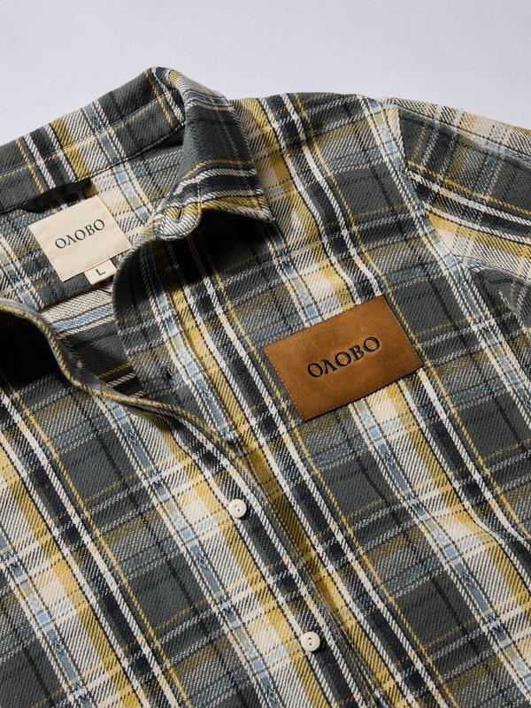 Рубашка клетчатая ОЛОВО-506