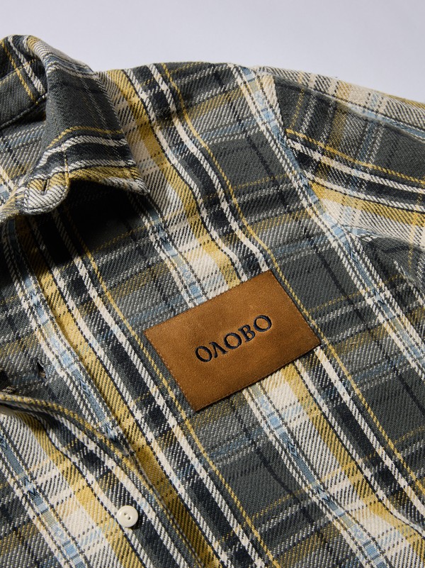 Рубашка клетчатая ОЛОВО-506