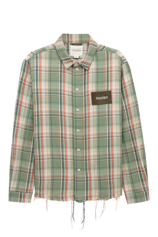 Рубашка клетчатая ОЛОВО-506