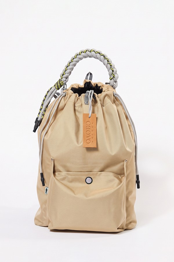 OLOVO-678 Waxed Cotton Backpack