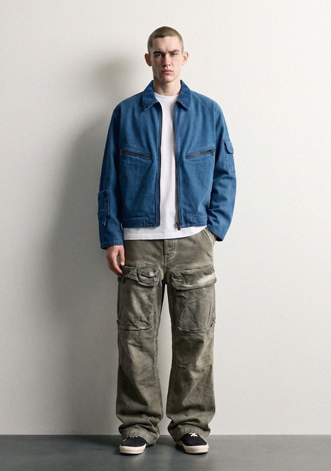 Куртка прямого кроя Garment Dyed
