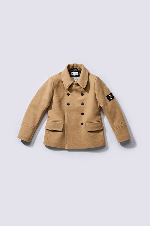 Бушлат двубортный на стеганой подкладке